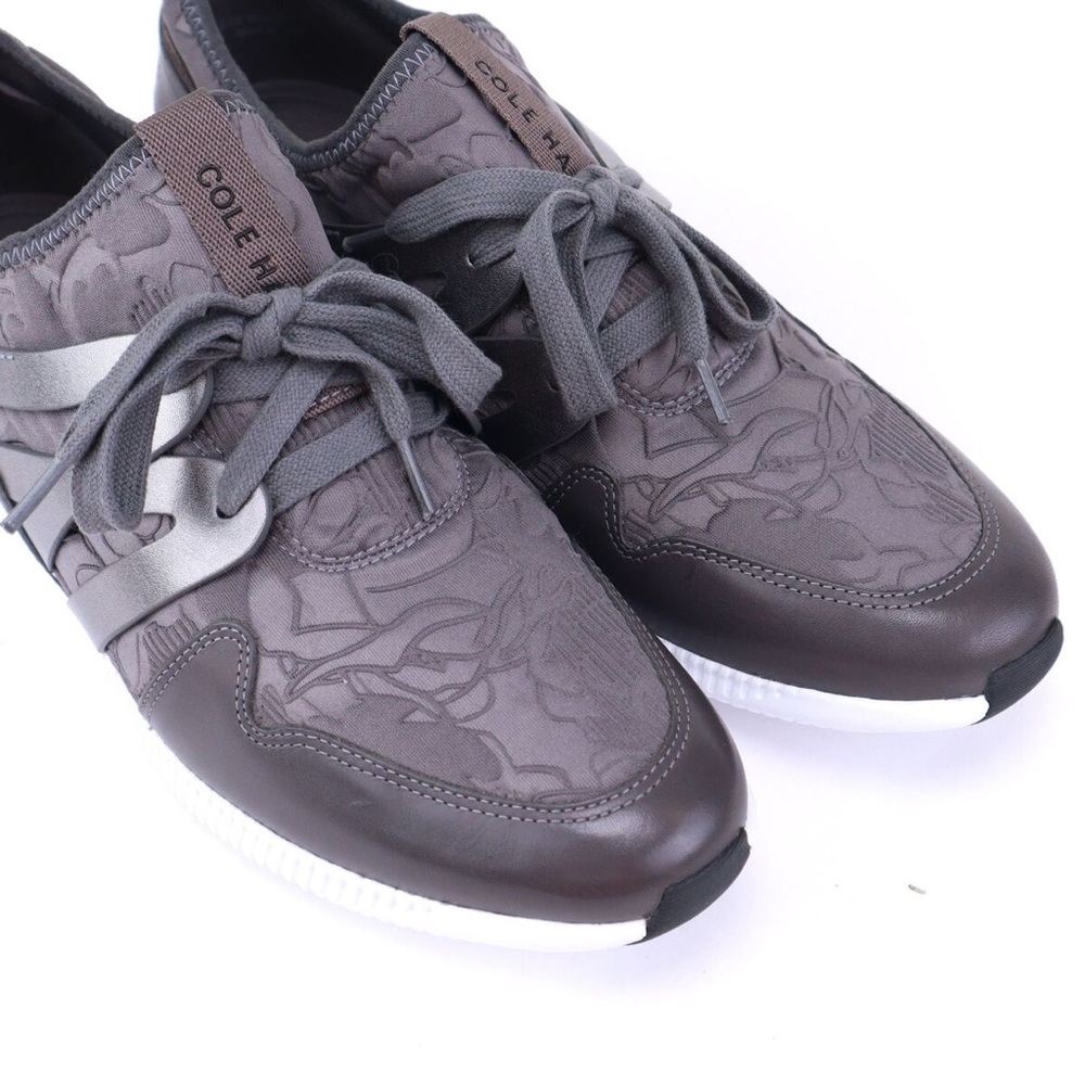 Cole Haan 2.0 Studiogrand Floral Embossed Trainer Sneaker Sz 10